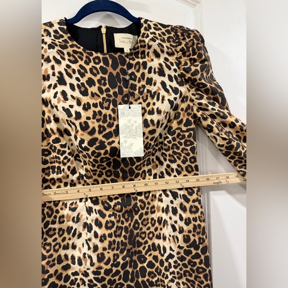 Tuckernuck x India Hicks Leopard Domino Dress | Size S NWT Retail: $198 - Picture 11 of 15